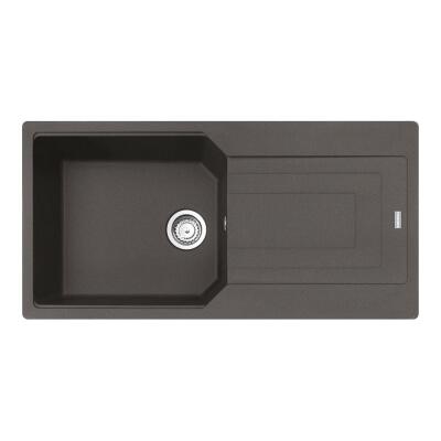 Franke Urban UBG 611-100 Granit Evye, Slate Grey (arduvaz gri), Tek hazne, Damlalıklı, 100x50 cm - 1