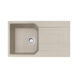 Franke Urban UBG 611-86 Granit Evye, Sahara, Tezgah üstü, Tek hazne, Damlalıklı, 86x50 cm - 1