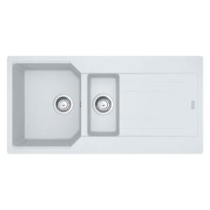 Franke Urban UBG 651-100 Granit Evye, 1,5 Hazne, Bianco, 100x50 cm - 1