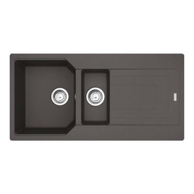 Franke Urban UBG 651-100 Granit Evye, 1,5 Hazne, Slate Grey, 100x50 cm - 1