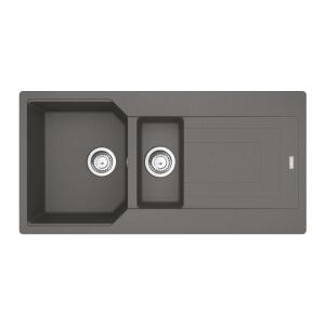 Franke Urban UBG 651-100 Granit Evye, 1,5 Hazne, Stone Grey, 100x50 cm - Franke