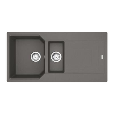 Franke Urban UBG 651-100 Granit Evye, 1,5 Hazne, Stone Grey, 100x50 cm - 1