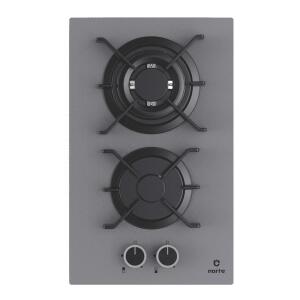 Narte CG20030S, Gri Renk, 2 Gözlü, Cam Ocak, 30 cm - NARTE