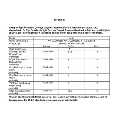 Narte CG20030S, Gri Renk, 2 Gözlü, Cam Ocak, 30 cm - 2