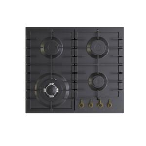 Narte CR50060B Rustik Ankastre Ocak, Antrasit Renk, 60 cm Retro - 1