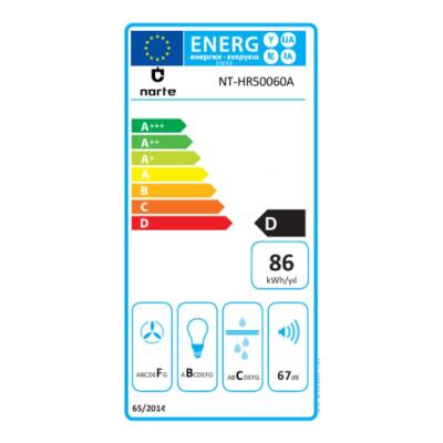 Narte HR50060A Duvar Tipi Rustik Davlumbaz, Antrasit Renk, 60 cm Retro - 2