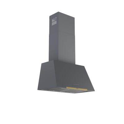 Narte HR50160B Duvar Tipi Rustik Davlumbaz, Antrasit Renk, 60 cm Retro - 2