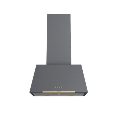 Narte HR50160B Duvar Tipi Rustik Davlumbaz, Antrasit Renk, 60 cm Retro - 3