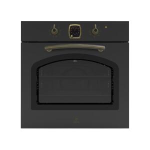 Narte OR500B Rustik Ankastre Fırın, Antrasit Renk, 60 cm Retro - NARTE