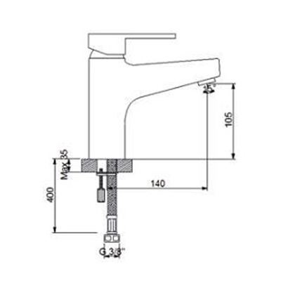 Newarc 187525 Master Yüksek Lavabo Bataryası - 2