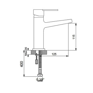 Newarc 832525 Premium Yüksek Lavabo Bataryası - 2