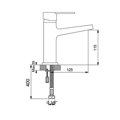 Newarc 832525 Premium Yüksek Lavabo Bataryası - 2