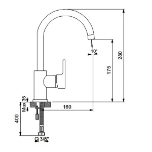 Newarc 832581 Premium Dönerli Lavabo Bataryası - 2