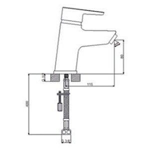 Newarc 891521 Energy Lavabo Bataryası - 2