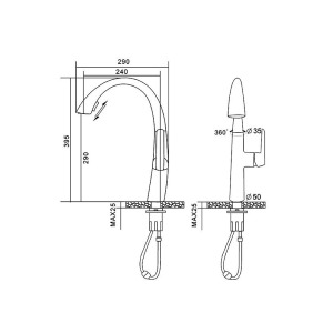 Newarc 891921B Energy Spiralli Evye Bataryası, Siyah - 2