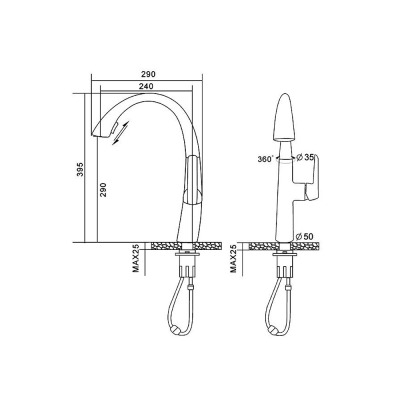 Newarc 891921B Energy Spiralli Evye Bataryası, Siyah - 2