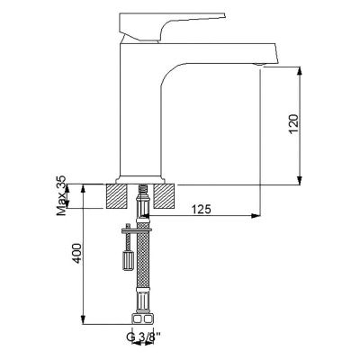 Newarc 941521 Aqua Lavabo Bataryası - 2