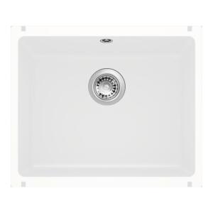 NUEVO SONIC 500 U Seramik Evye, Kristal Beyaz, Tezgah altı, 50x40 cm - Nuevo