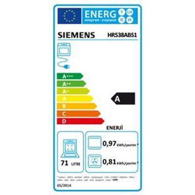 Siemens HR538ABS1 Ankastre Fırın, Siyah - 9
