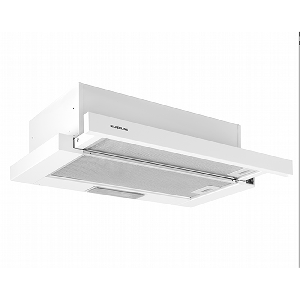 Silverline 1151 Sürgülü Aspiratör, 60 cm, Beyaz - 1