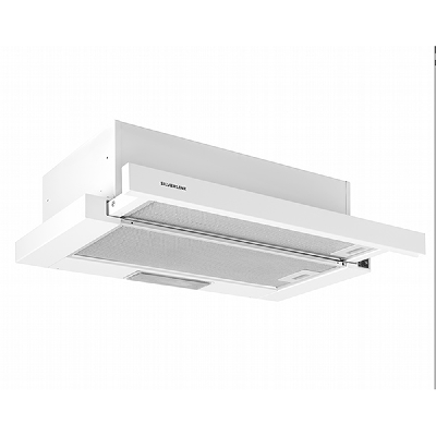 Silverline 1151 Sürgülü Aspiratör, 60 cm, Beyaz - 1