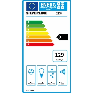 Silverline 2238 Davlumbaz, 60 cm, Bej - 3