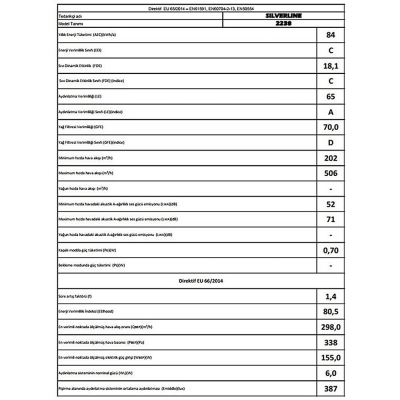 Silverline 2238 Davlumbaz, 60 cm, Bej - 4