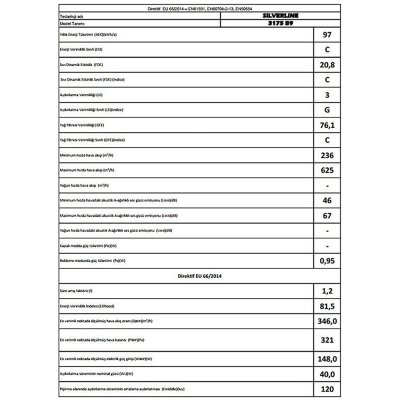 Silverline 3175 Davlumbaz, Venezia, 90 cm, Siyah - 4