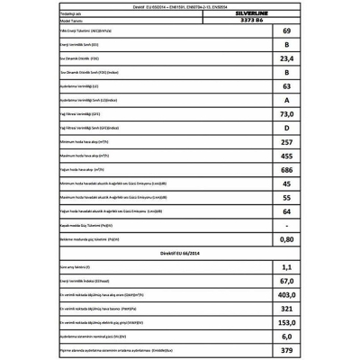 Silverline 3373 Davlumbaz, Misto, 60 cm, Siyah - 4