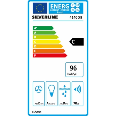 Silverline 4140 Infinity Isola, Ada Tipi Davlumbaz, 90 cm, Teşhir - 3