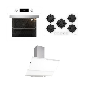 Silverline Ankastre Set; BO6504W01 Fırın, CS5364W01 Ocak, Classy 90 cm Davlumbaz - Silverline