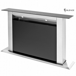 Silverline Armonia 3410 Davlumbaz, 60 cm, Tezgaha Montaj, Inox Siyah - 2