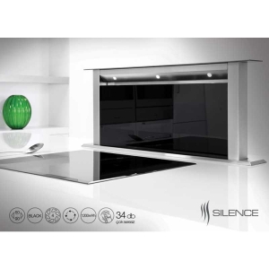 Silverline Armonia 3410 Davlumbaz, 60 cm, Tezgaha Montaj, Inox Siyah - Thumbnail