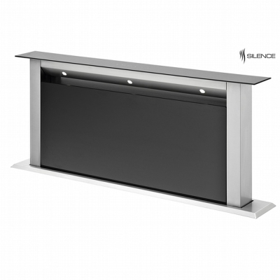 Silverline Armonia 3410 Davlumbaz, 90 cm, Tezgaha Montaj, Inox Siyah - 1