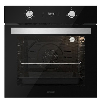 Silverline BO6504B01 Ankastre Fırın, Siyah - 1