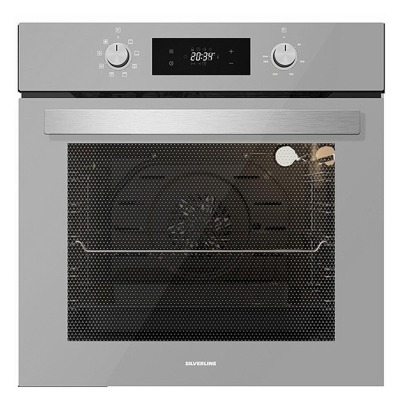 Silverline BO6504S01 Ankastre Fırın, Gri - 1
