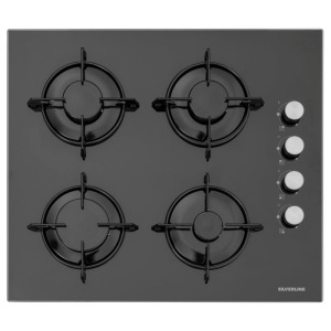Silverline CS5349B01 Ankastre Cam Ocak, 60 cm, Siyah - Silverline