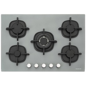 Silverline CS5364S01 Ankastre Cam Ocak, 75 cm, Gri - Silverline