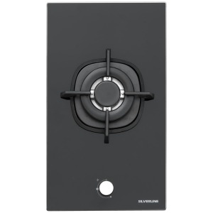 Silverline CS5411B01 Ankastre Domino Cam Ocak, 30 cm, Siyah - Silverline