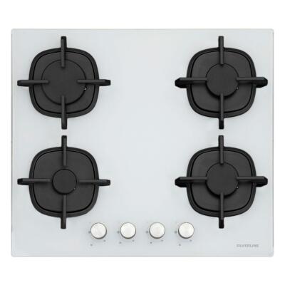 Silverline CS5437W01 Ankastre Cam Ocak, 60 cm, Beyaz - 1