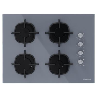 Silverline CS5610S01 Ankastre Cam Ocak, 70 cm, Gri - 1
