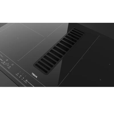 Teka AFF 87601 MST BK Ankastre Davlumbazlı Cam Ocak, Siyah Renk, 80 cm - 2