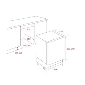 Teka Ankastre Derin Dondurucu, RSF 41160 BU EU - 2