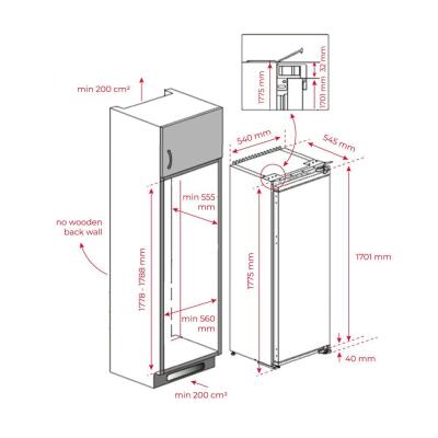 Teka Ankastre Derin Dondurucu, RSF 73360 FI EU - 2