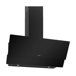 Teka ATV 90 Duvara Monte Eğimli Davlumbaz, Siyah Cam, 90 cm, 400 m3, Dokunmatik panel - Teka