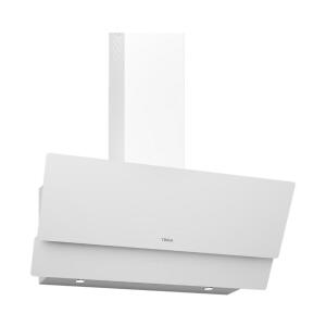 Teka ATV 90 Duvara Monte Eğimli Davlumbaz, Beyaz Cam, 90 cm - 1