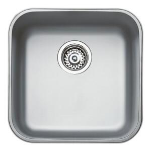 Teka BE 400.350 1B Çelik Evye, Parlak Yüzey, Tezgah Altı, 43x38 cm - Teka