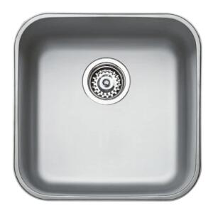 Teka BE 40.40 Paslanmaz Çelik Evye, Inox Yüzeyli, Tezgah Altı, 40x40 cm - Teka