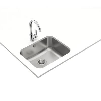 Teka BE 50.40 PLUS 1B Çelik Evye, Tezgah Altı, 53x43 cm - 3