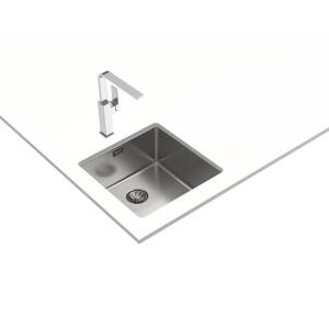 Teka BE LINEA PURECLEAN 40.40 Paslanmaz Çelik Evye, Tezgah Altı, 44x44 cm - 2